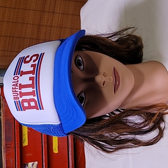 2 Buffalo Bills hats. NFL. Trucker-style snap backs. BRAND NEW. - Picture 2 of 12